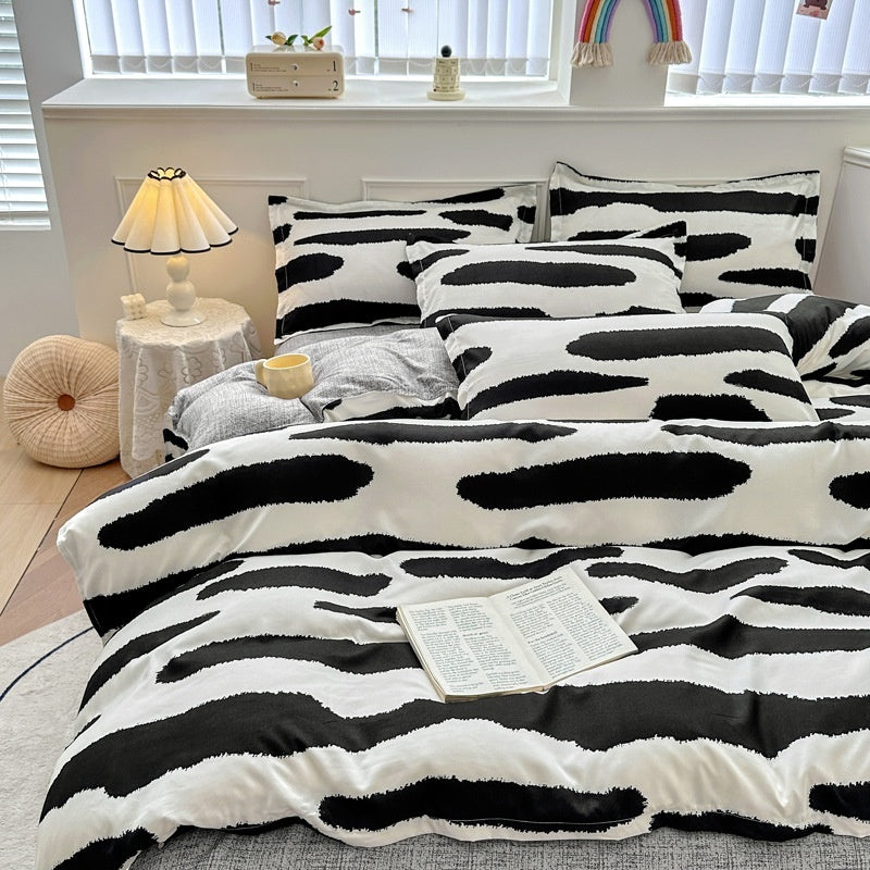 Household Pure Cotton Fashion Minimalist Bed Sheets